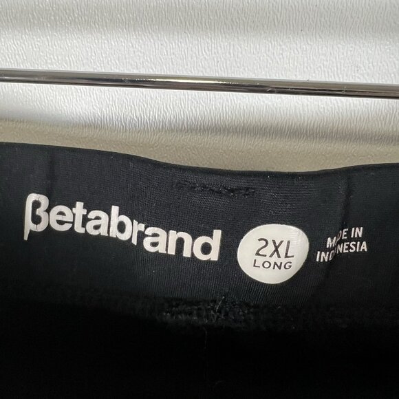 Betabrand Yoga Dress Pants 2XL Womens Tall Bootcut Black Rayon Blend Comfort - Picture 5 of 7